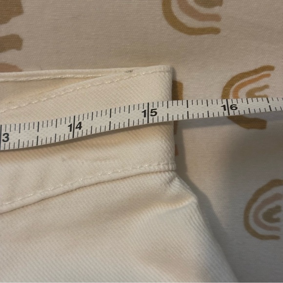 Vintage‎ 1980s Sasson White High-Rise Taper Leg Sz 13/14 Jeans Cotton No Stretch - Picture 9 of 12